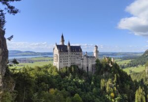 Castillo de Neuschwanstein con niños