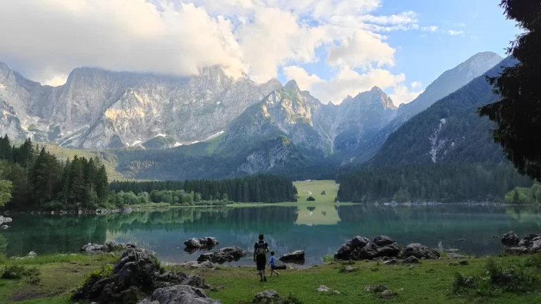 Lago fusine en Italia