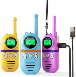 tres walkie talkies para camping